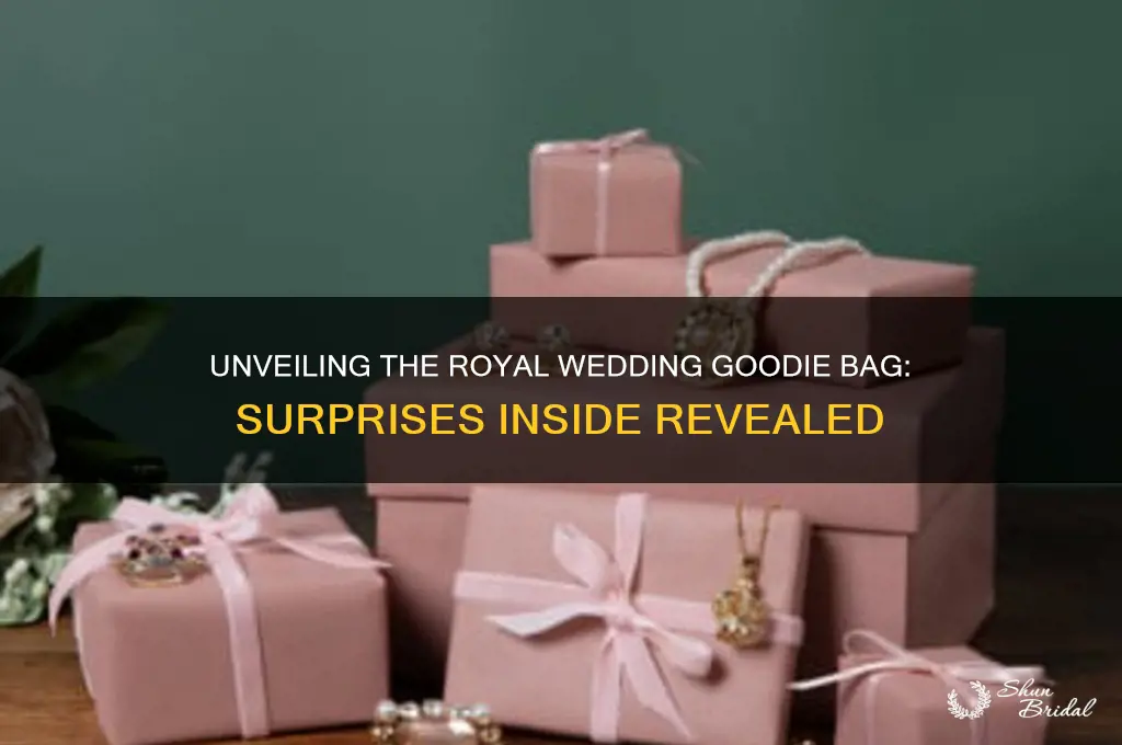 what was inside royal wedding goodie bag
