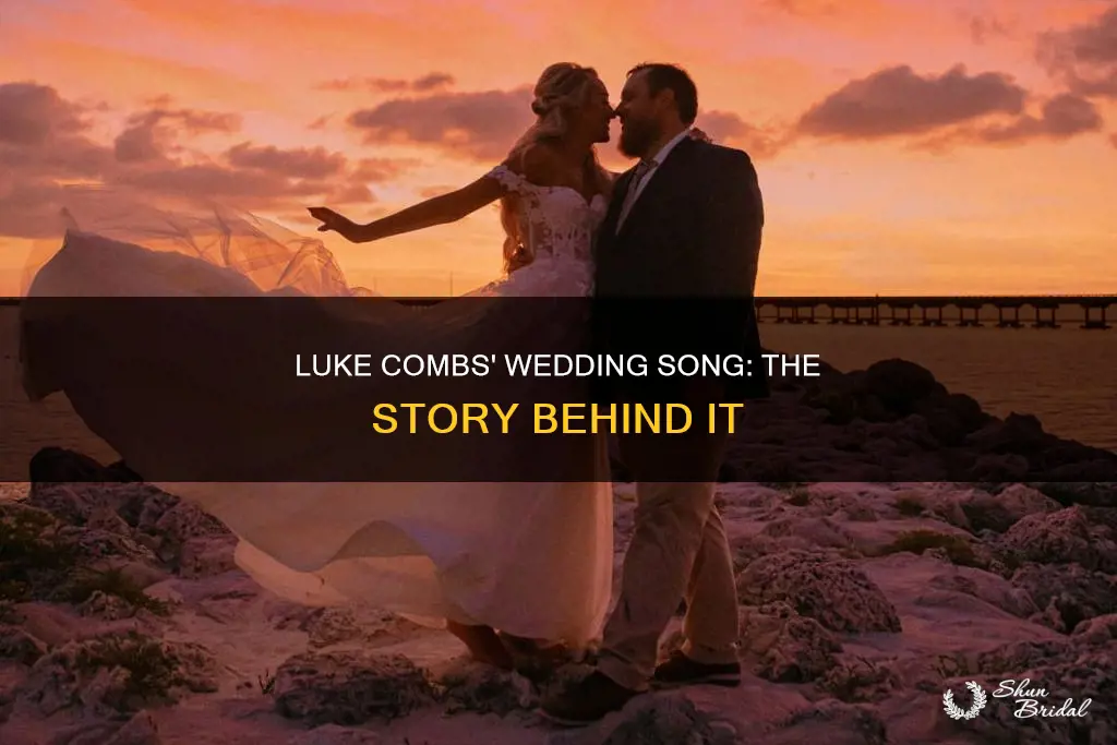 what was luke combs wedding song