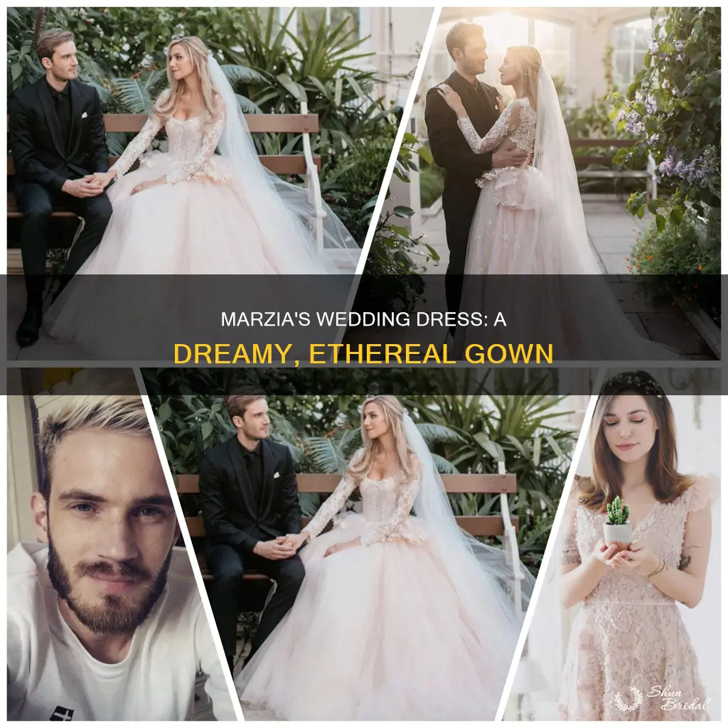 what was marzia wedding dress