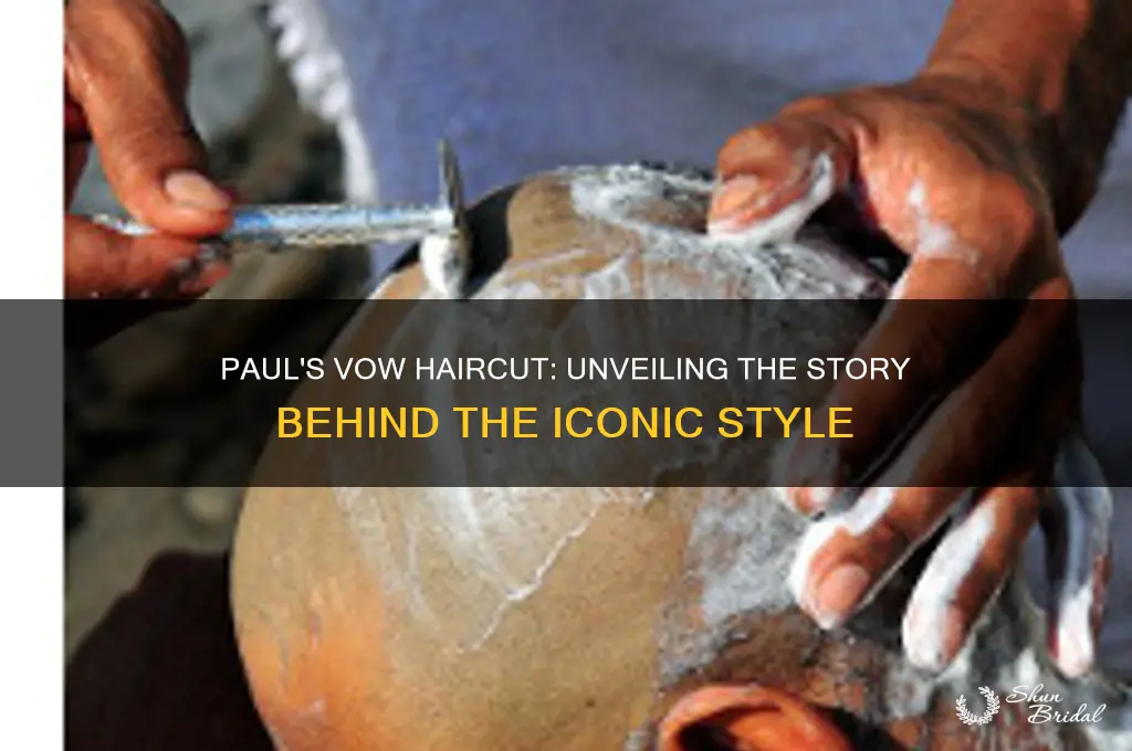 what was pauls vow hair cut
