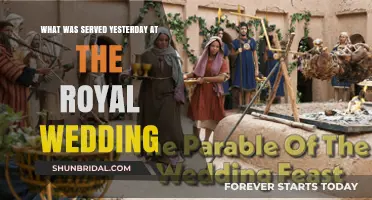 Royal Wedding Feast: A Glimpse at Yesterday's Culinary Delights