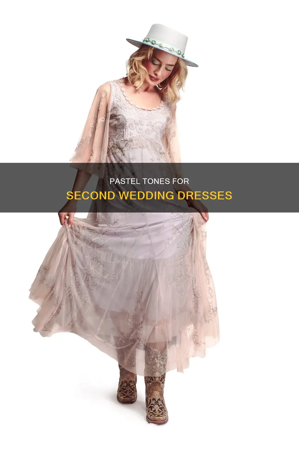 what was the color of a second wedding dress