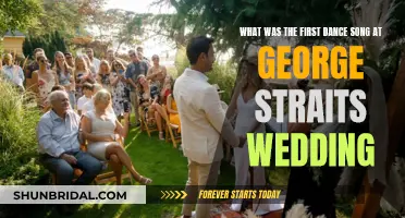 George Strait's Wedding: First Dance Song Revealed