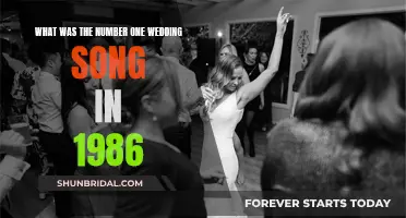 The Most Popular Wedding Song of 1986 Revealed