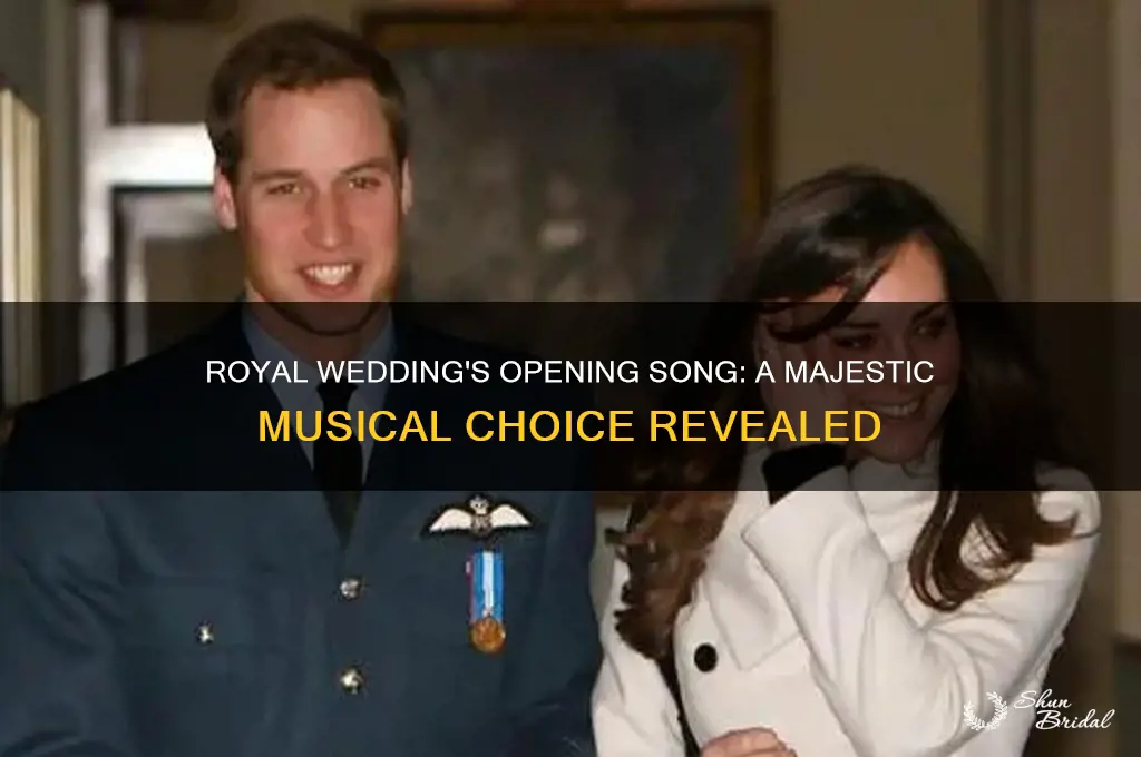 what was the opening song for royal wedding
