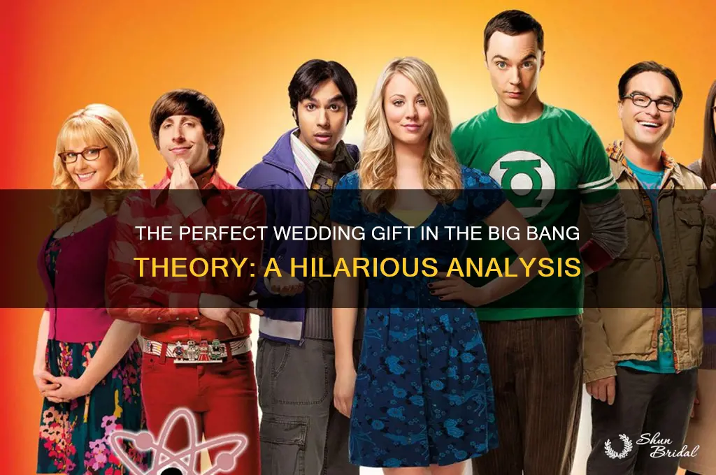 what was the perfect wedding gift in big bang theory