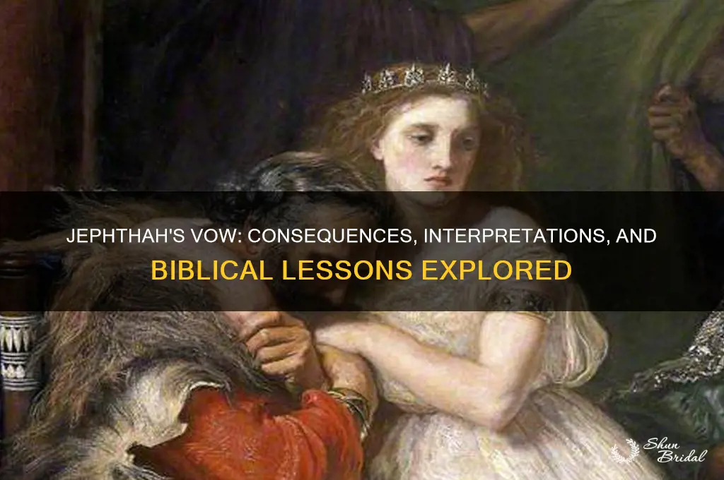 what was the result of jephthah