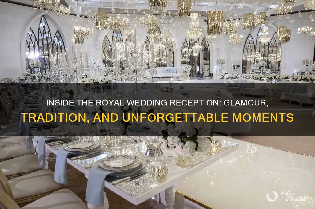 what was the royal wedding reception like