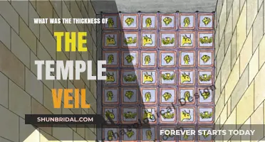 Unveiling the Mystery: Exploring the Temple Veil's Thickness