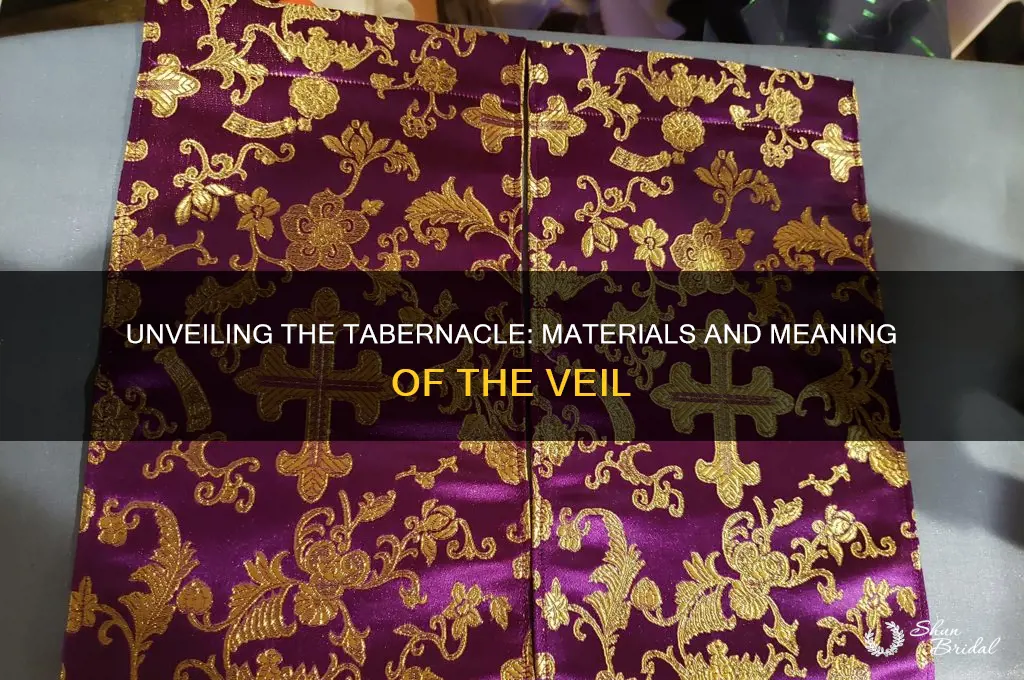 what was the veil in the tabernacle made of