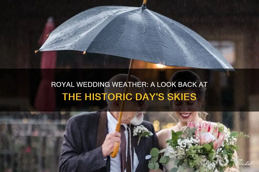 what was the weather for the royal wedding