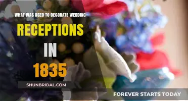 Wedding Decor: 1835 Style