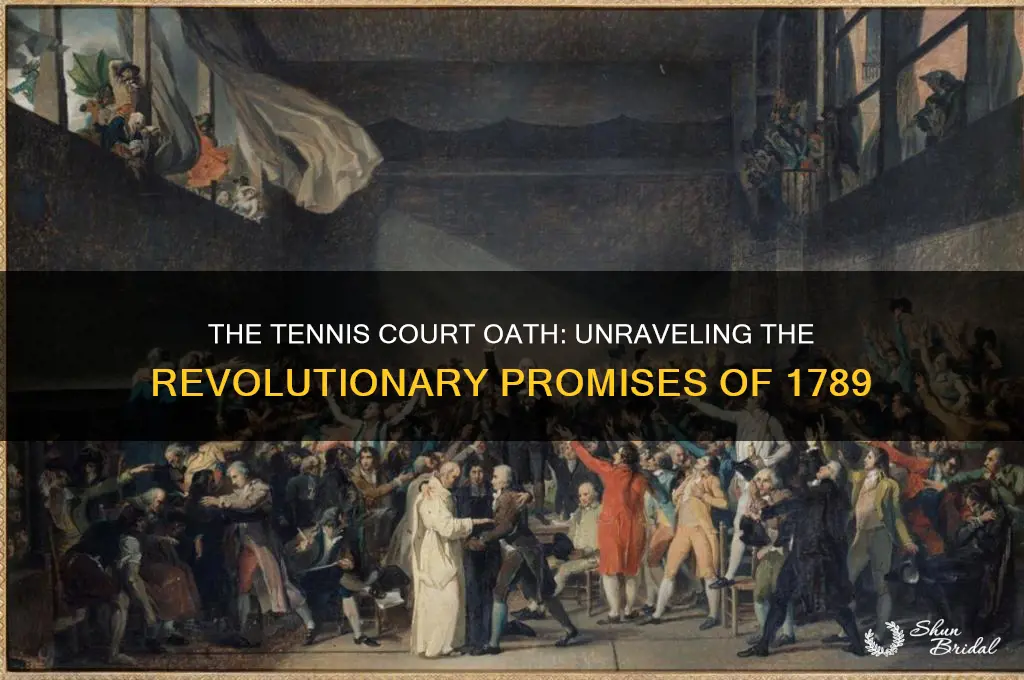 what was vowed in the tennis court oath