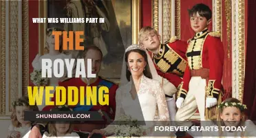 William's Role and Significance in the Royal Wedding Ceremony