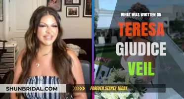 Teresa Giudice's Wedding Veil: Decoding the Meaning Behind the Embroidered Message