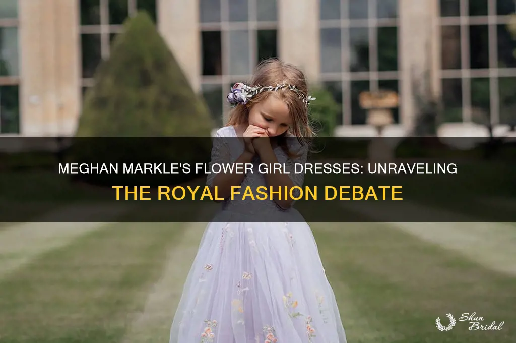 what was wrong with meghan markle flower girl dresses