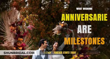 Celebrating Love's Journey: Key Wedding Anniversaries That Mark Milestones