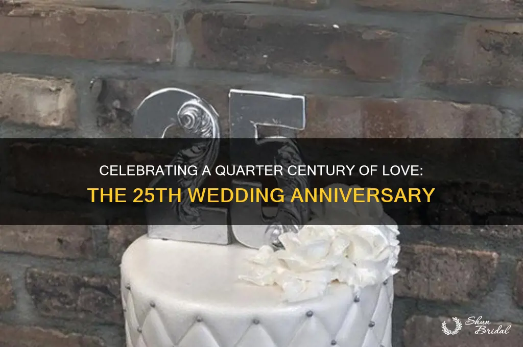 what wedding anniversary is 25 years
