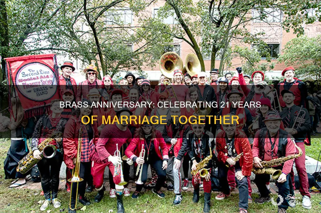 what wedding anniversary is brass
