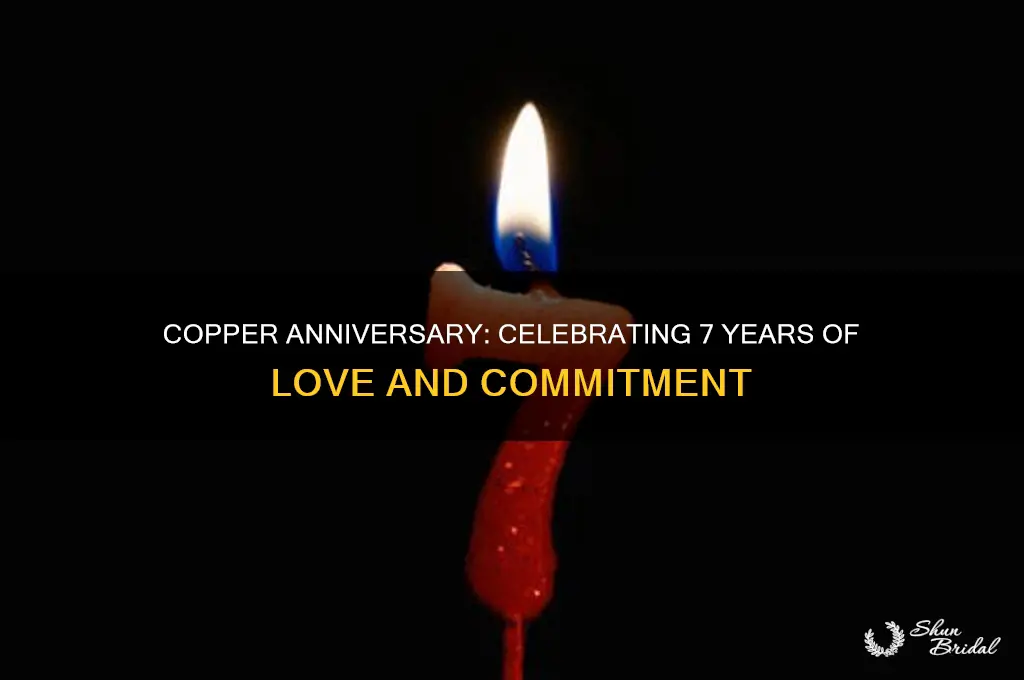 what wedding anniversary is copper