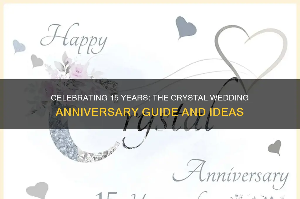what wedding anniversary is crystal