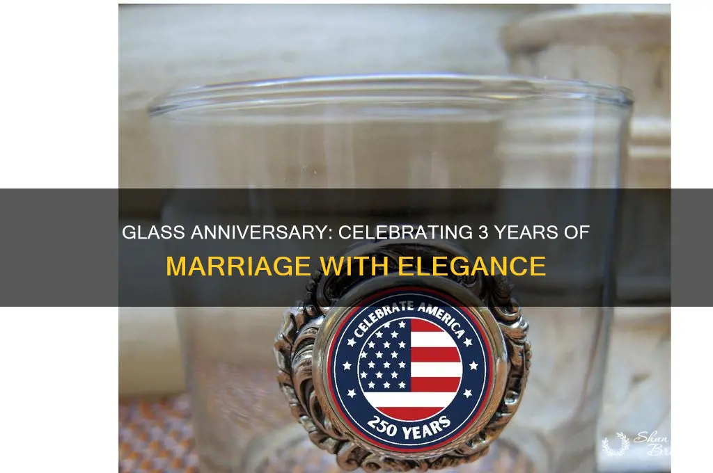 what wedding anniversary is glass