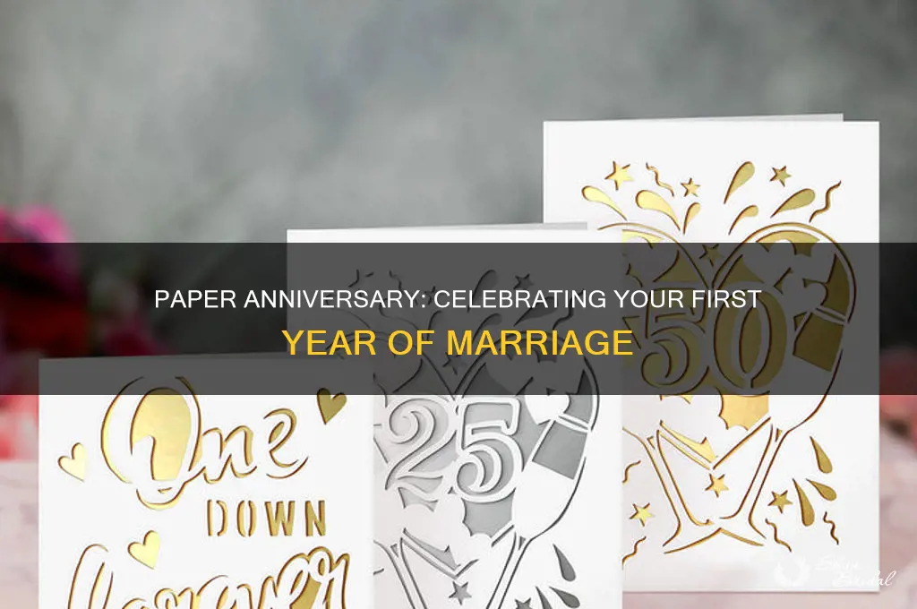 what wedding anniversary is paper