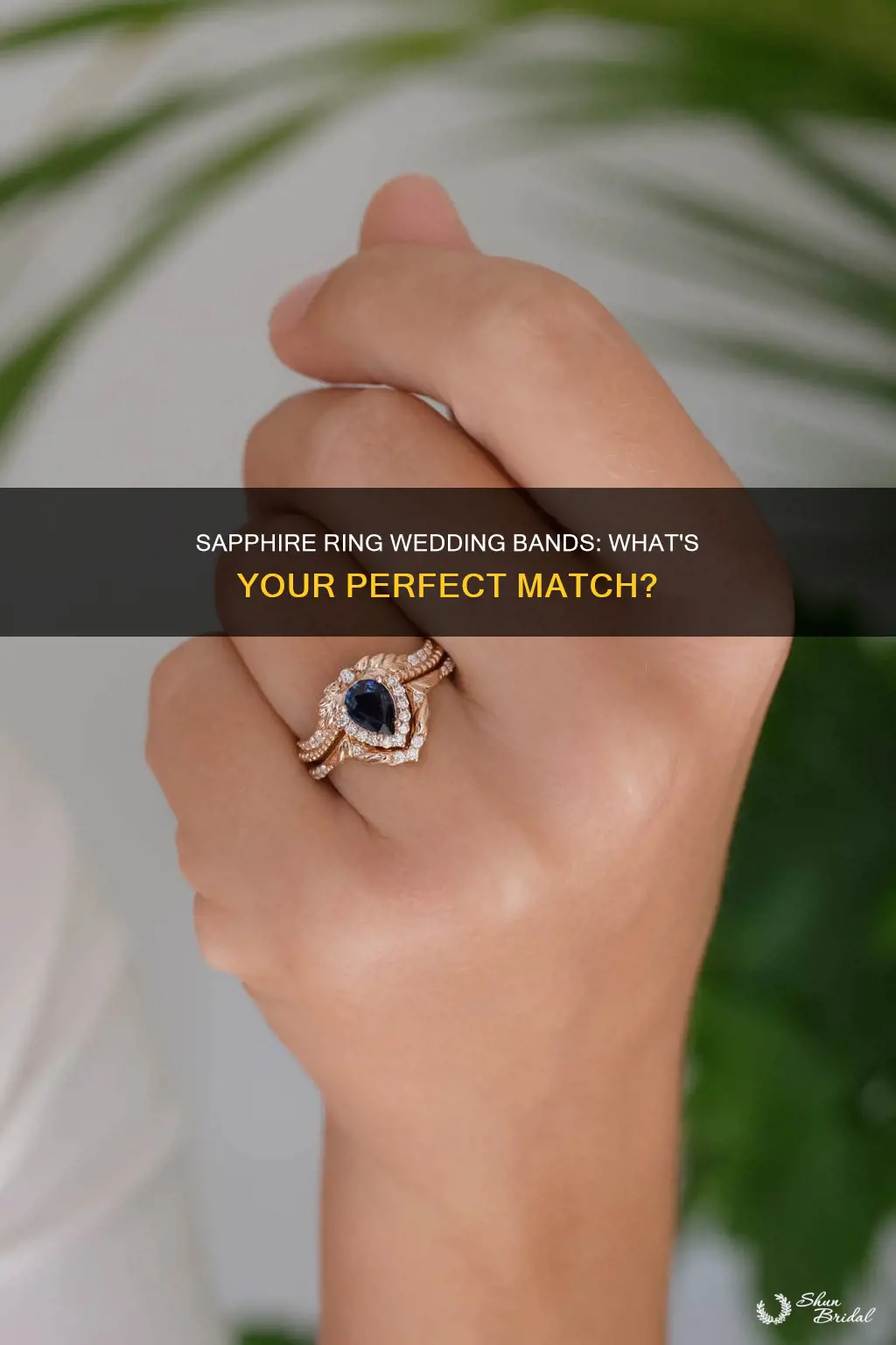 what wedding band goes with emerald cut sapphire ring