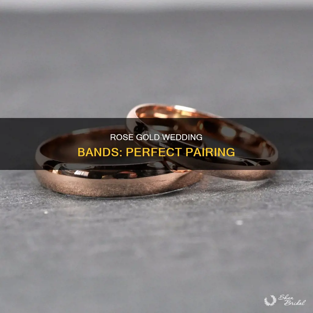 what wedding band goes with rose fold