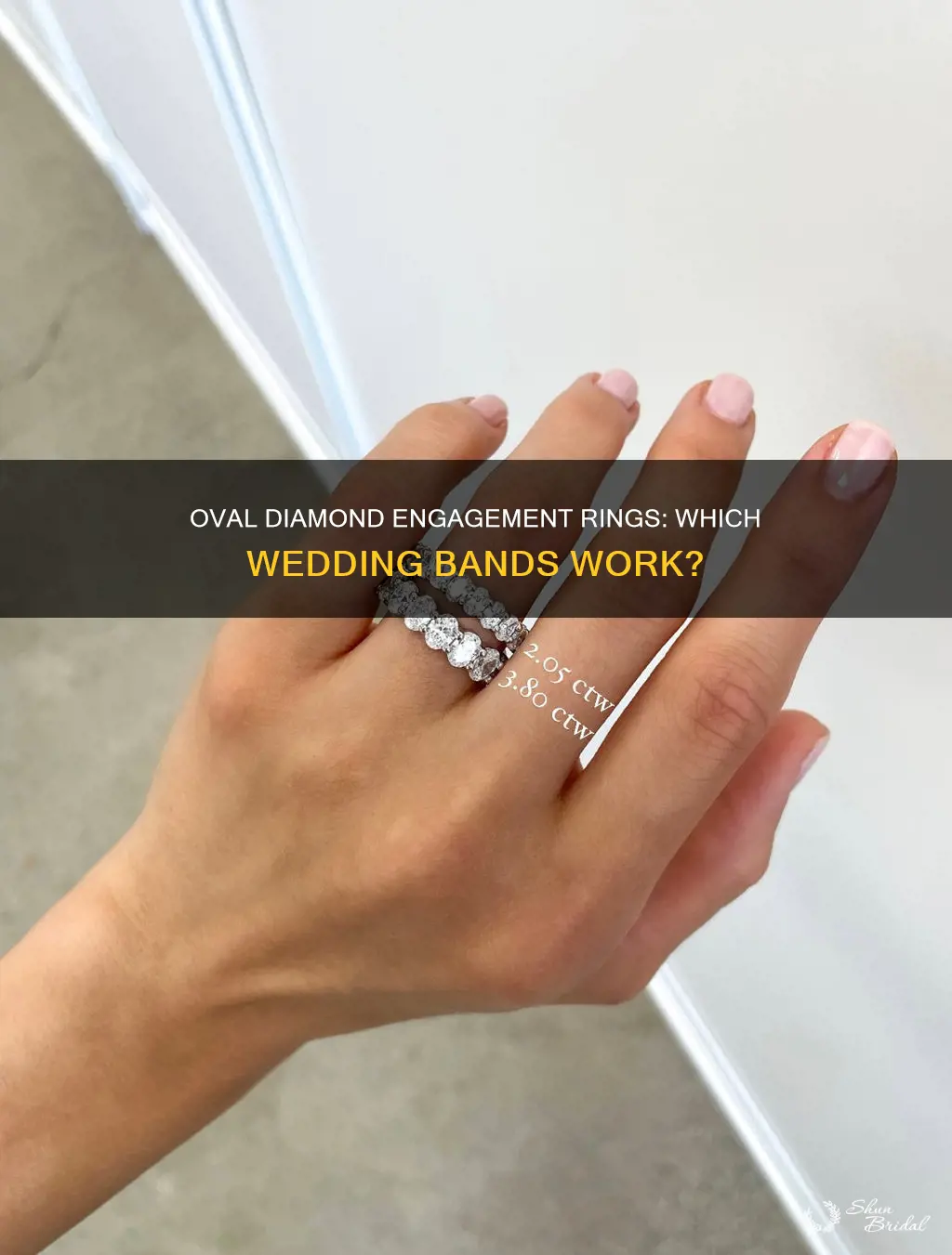 what wedding band works with oval diamond engagement ring