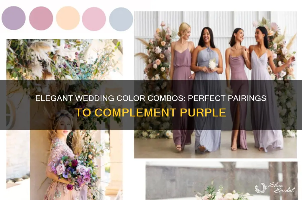 what wedding colors goveith purple