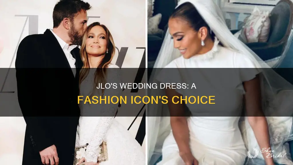 what wedding dress did jlo wear