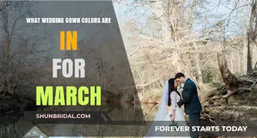March Wedding Gown Trends: Top Colors to Walk Down the Aisle In
