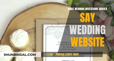 Wedding Website Wording for Your Invitations