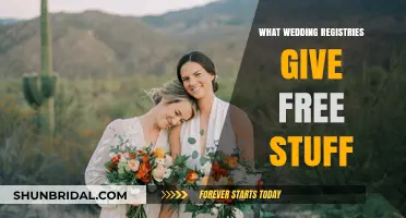 Free Gifts for Your Wedding: Registries to Consider