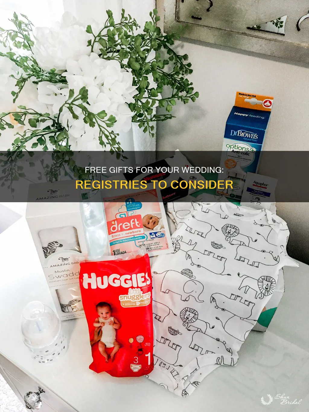 what wedding registries give free stuff