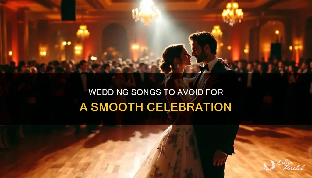 what wedding songs to avoid