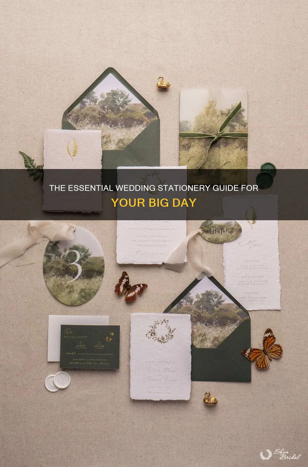 what wedding stationery do I need uk