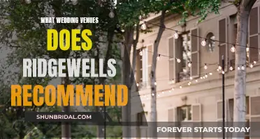 Ridgewells' Recommended Wedding Venues: Top Picks for Your Big Day