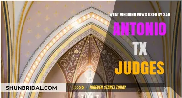 San Antonio Wedding Vows: What Judges Use in Texas Ceremonies