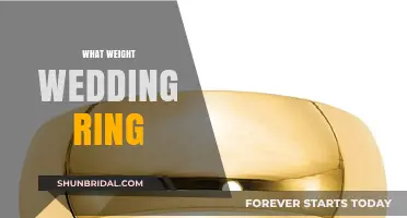 Choosing the Right Weight for Your Wedding Ring