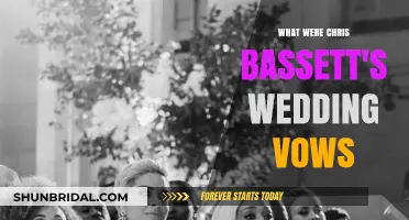 Chris Bassett's Heartfelt Wedding Vows: A Look at Their Promises