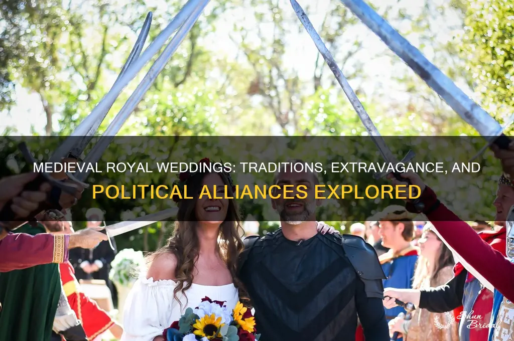 what were medieval royal weddings like