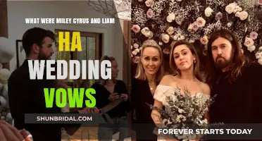 Miley Cyrus and Liam Hemsworth's Heartfelt Wedding Vows Revealed
