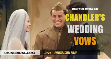 Monica and Chandler's Heartfelt Wedding Vows: A Friends Legacy