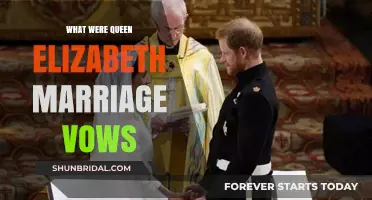 Queen Elizabeth's Sacred Marriage Vows: A Royal Commitment Explored