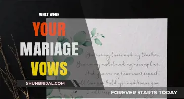 Cherished Promises: Reflecting on the Sacred Words of Our Marriage Vows