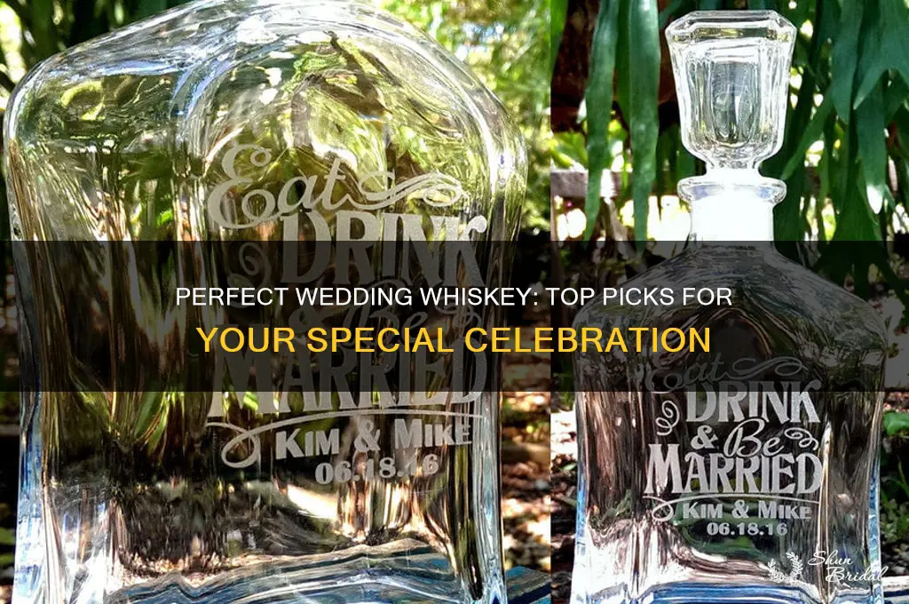 what whiskey to buy for wedding