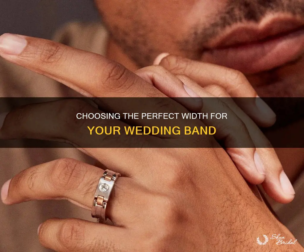 what width ring for male wedding band