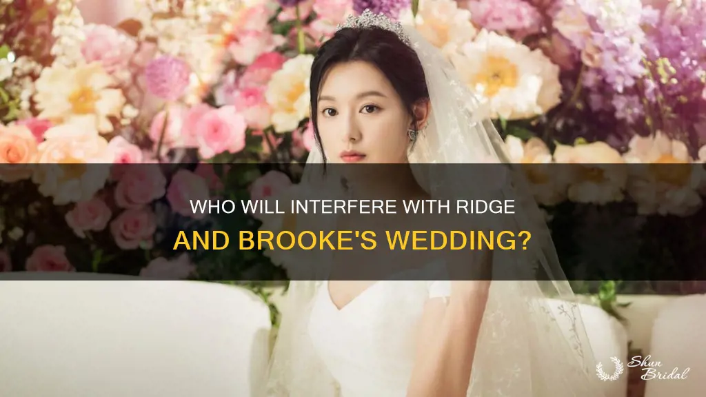 what will come between ridge and brookes wedding